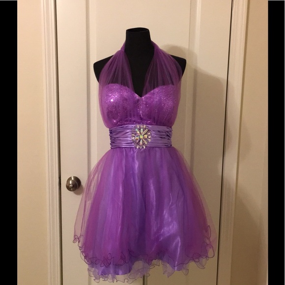 Juliet Dresses & Skirts - 🔥BLOWOUT🔥PLUS LILAC SHORT FORMAL DRESS 2XL